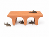 The Cube One Clay Shelter Stand (CL-007) Pleco Cave