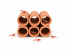 The Cube One CL-004 Six Hole Clay Decor
