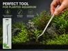 Curved aquarium plant tweezers